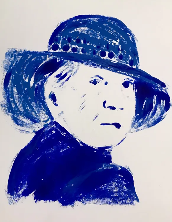 portrait en monotype